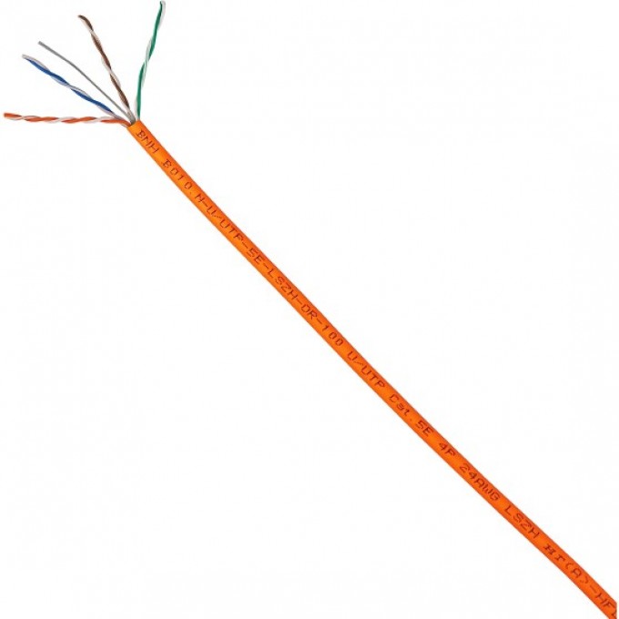 Кабель витая пара BNH B010.N-U/UTP-5E-LSZH-OR-100