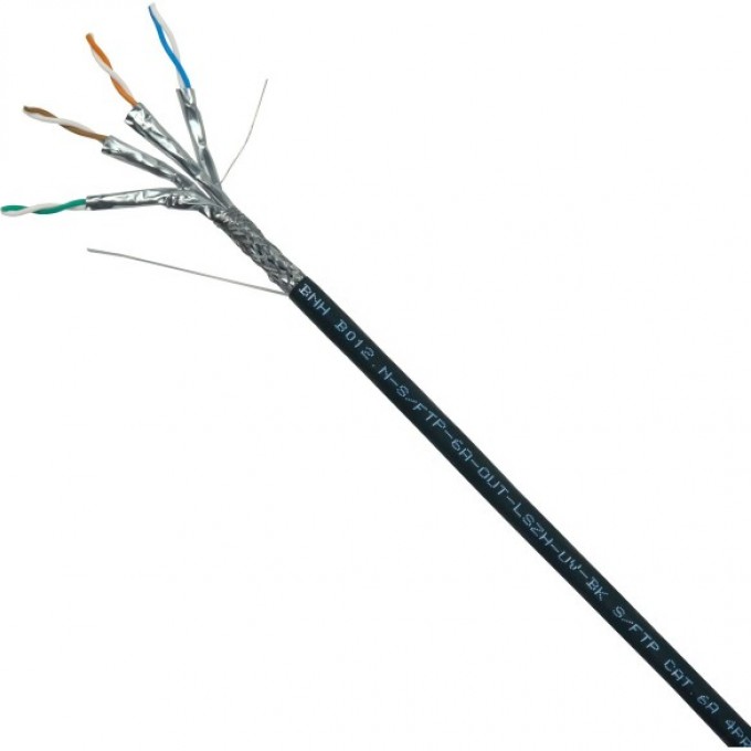 Кабель витая пара BNH B012.N-S/FTP-6A-OUT-LSZH-UV-BK