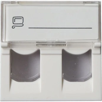 Лицевая панель розеточная BNH B200.2-45x45-FB
