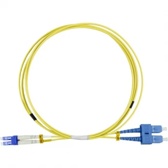 Коммутационный шнур оптический BNH FOC-D2-9-LC/UPC-SC/UPC-DC-1M-LSZH-YL