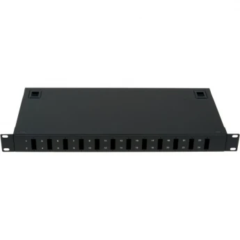 Коммутационная панель оптическая BNH ODF-19-CX-FP-1U-12-QLC-BK
